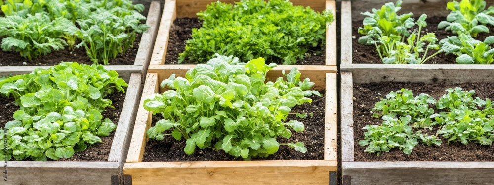 Community garden with solar-powered irrigation system, lush plants thriving, soft warm light filtering through Community garden with solar-powered irrigation system, lush plants thriving, soft warm light filtering through
