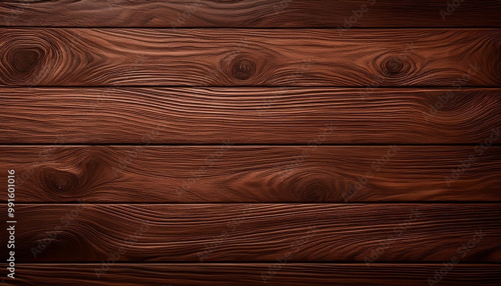 Obraz premium Rich chocolate wood texture background