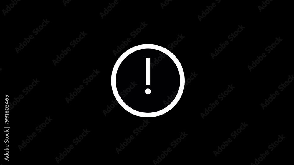 Exclamation mark mini line, icon, background and graphic. Font Could icon white color eps format Exclamation mark mini line, icon, background and graphic. Font Could icon white color eps format