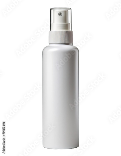 White spray bottle mockup
