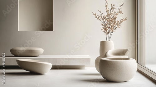 Designs with simple lines and smooth, even surfaces provide a sense of balance and clarity, free from distractions.