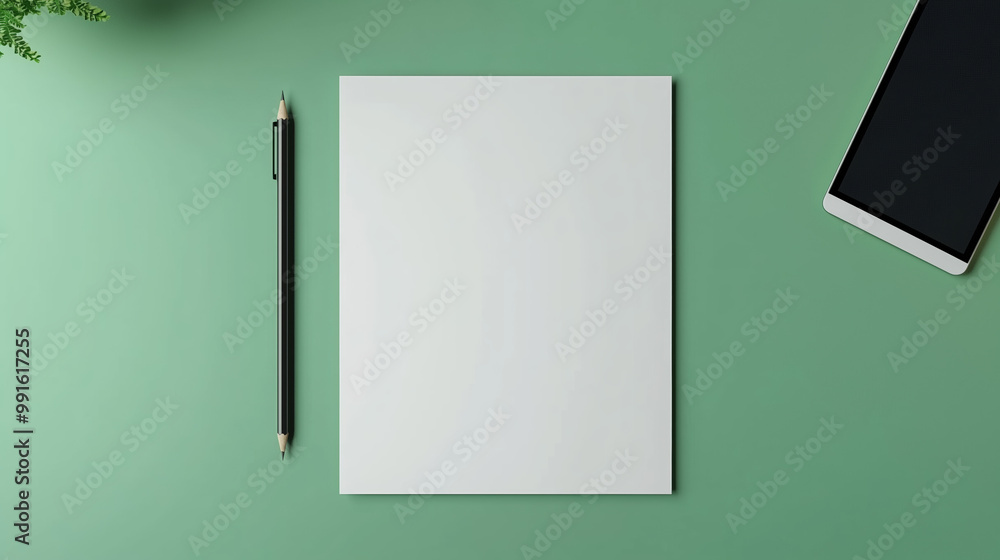 Paper blank template in wooden surface, Smartphone and Tablet Pc with blank Screen on Wooden Background Paper blank template in wooden surface, Smartphone and Tablet Pc with blank Screen on Wooden Background