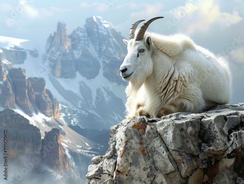 Perched Mountain Goat Surveys Habitat photo