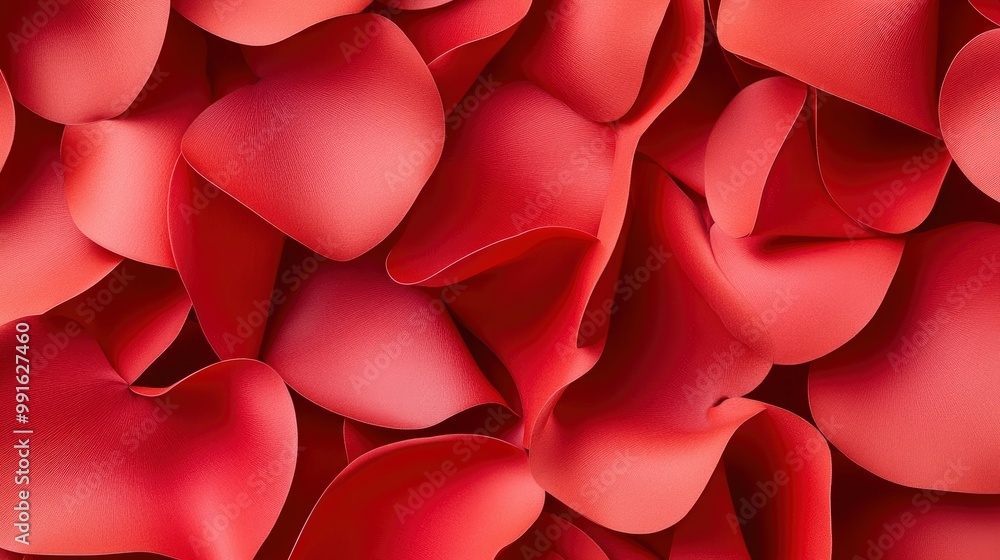 Abstract Red Petals Background Abstract Red Petals Background