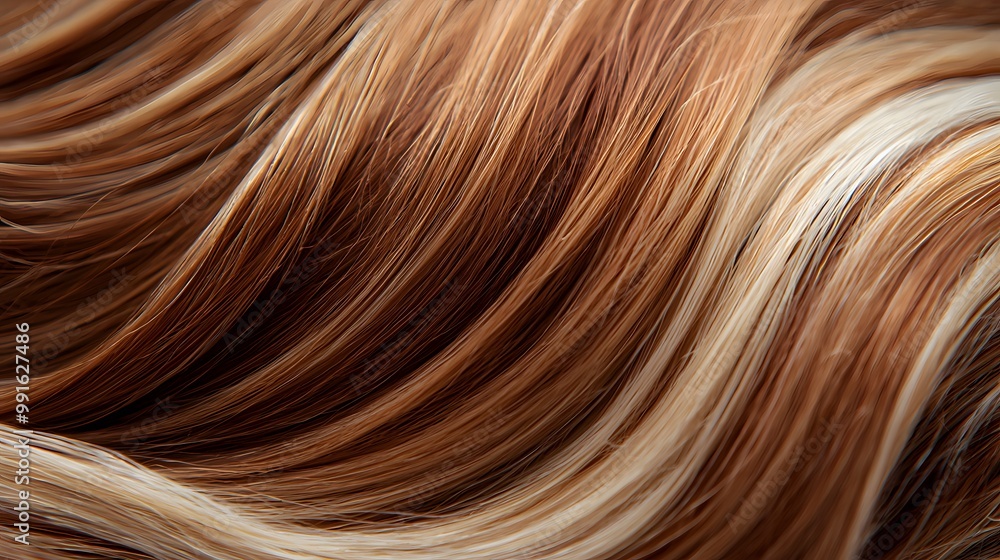 Brown and Blonde Hair Texture. Brown and Blonde Hair Texture.