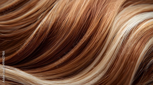 Brown and Blonde Hair Texture.