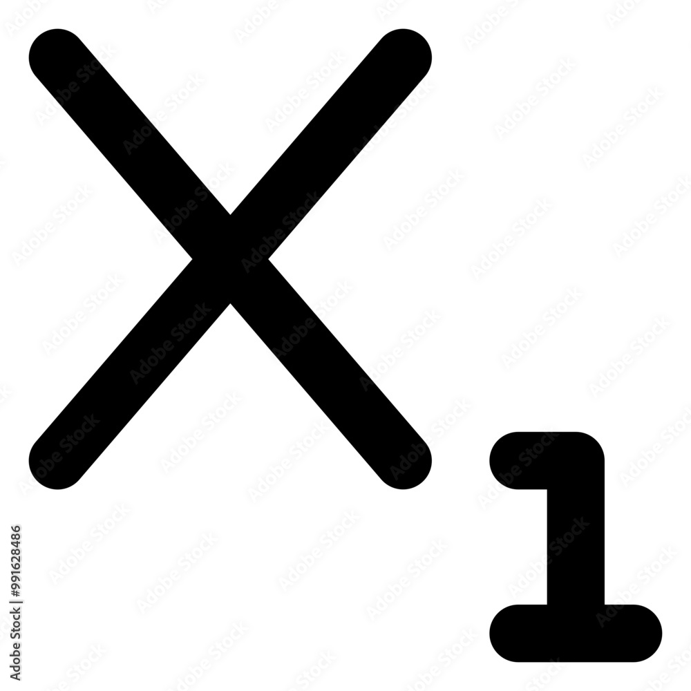 Obraz premium Subscript Icon