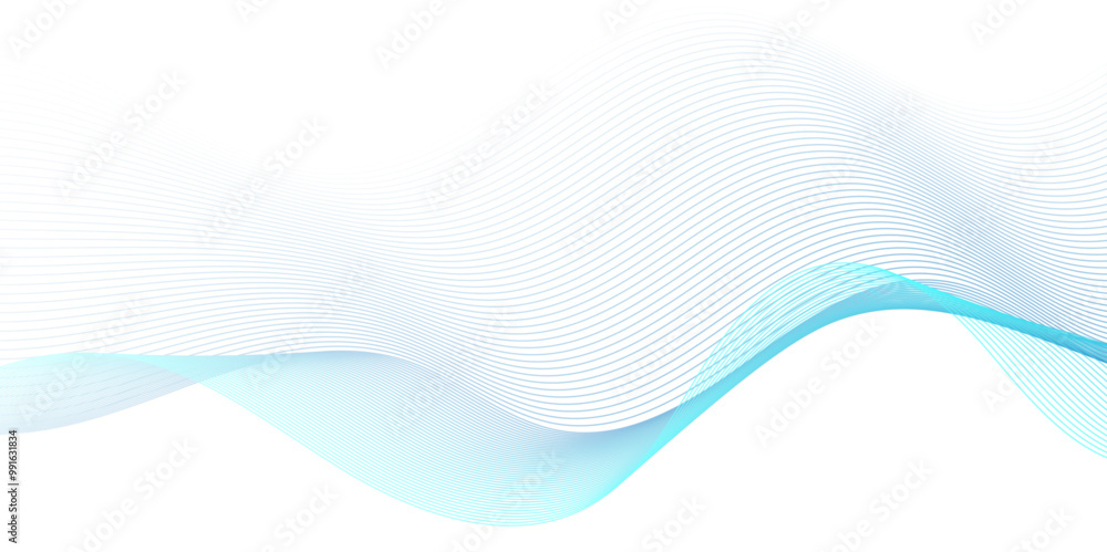 Vector seamless abstract blue technology blend smooth wave lines element swoosh speed sound energy wave lines modern stream digital futuristic tech transparent background. Vector seamless abstract blue technology blend smooth wave lines element swoosh speed sound energy wave lines modern stream digital futuristic tech transparent background.