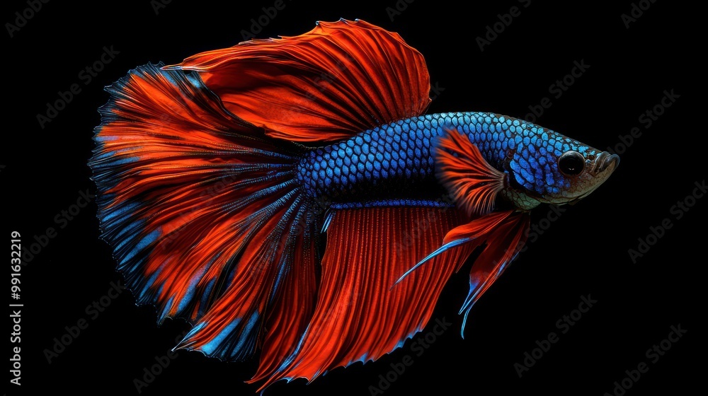 Colorful Siamese Fighting Fish Colorful Siamese Fighting Fish