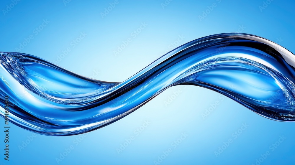 Abstract Blue Water Wave Splash Abstract Blue Water Wave Splash