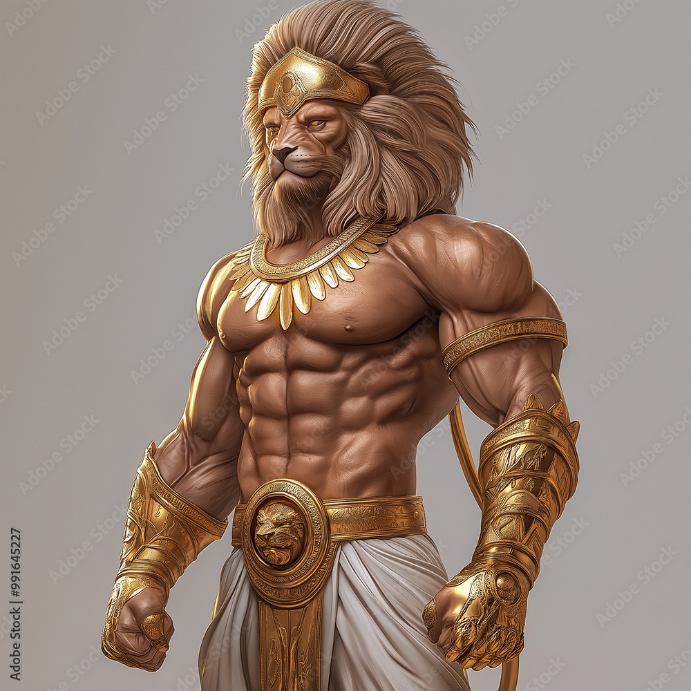 A lion character for slot game, video game, mobile game, Illustration A lion character for slot game, video game, mobile game, Illustration