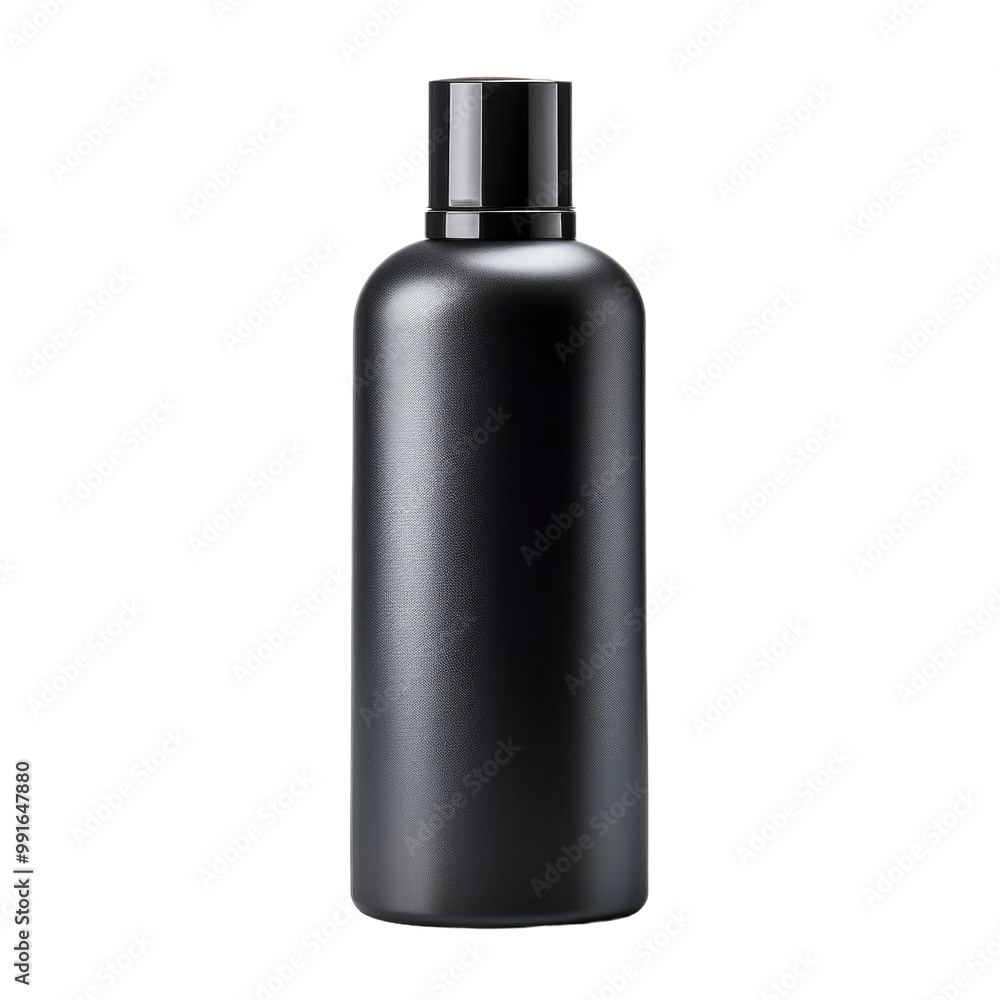 Black bottle with lid Black bottle with lid