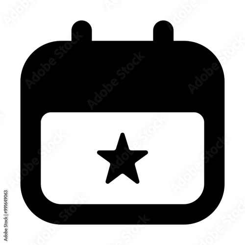 Calendar Star Icon