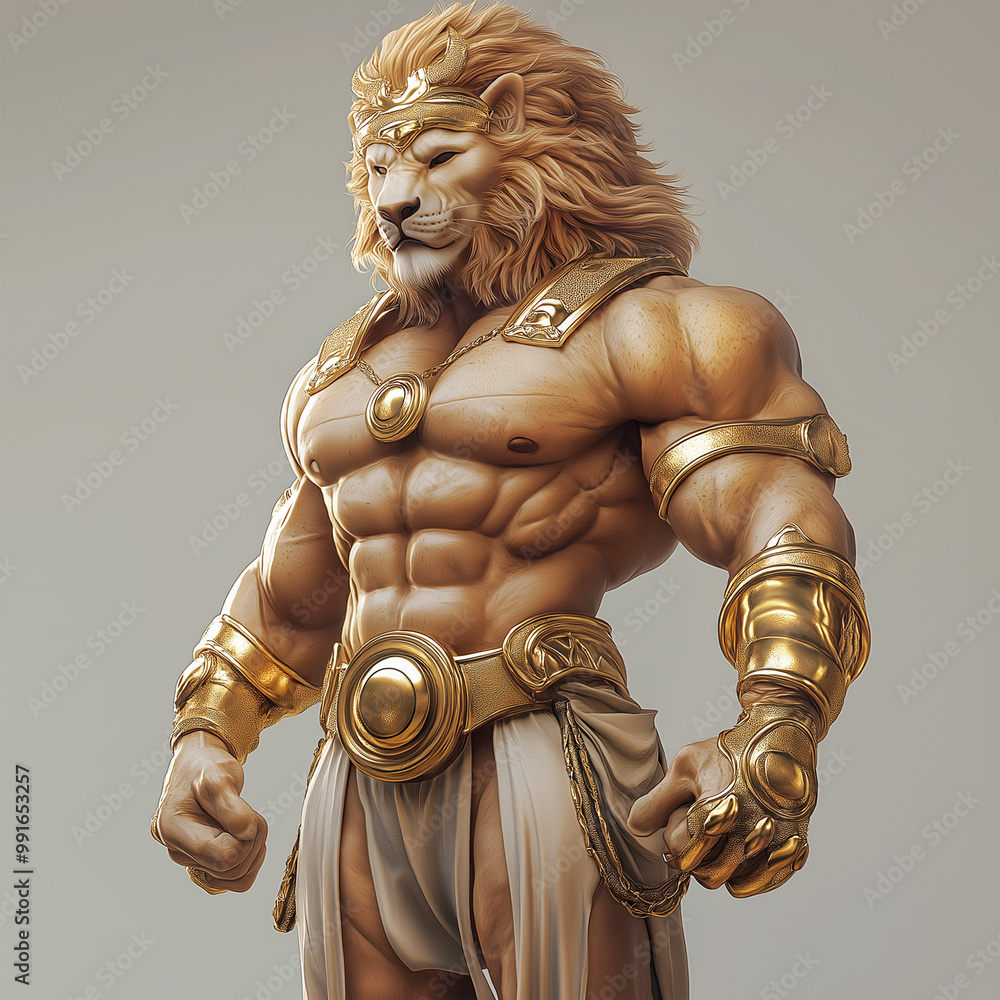 A lion character for slot game, video game, mobile game, Illustration A lion character for slot game, video game, mobile game, Illustration