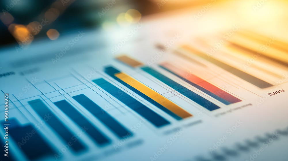 Compliance with Regulatory Standards, Magnifying glass papers full of graphs and documents. Compliance with Regulatory Standards, Magnifying glass papers full of graphs and documents.