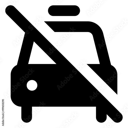 No Taxi Icon