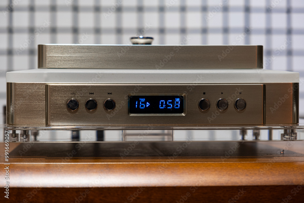 Obraz premium Vinyl Audio Player