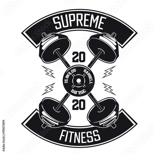 Gym fitness vector graphic resources
