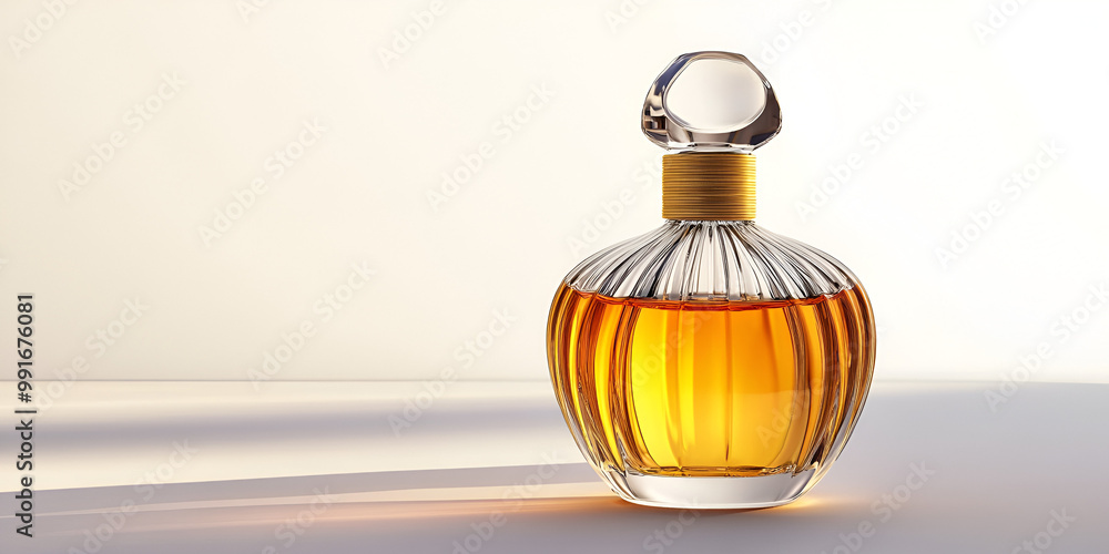 Elegant Perfume Bottle in Soft Light Elegant Perfume Bottle in Soft Light