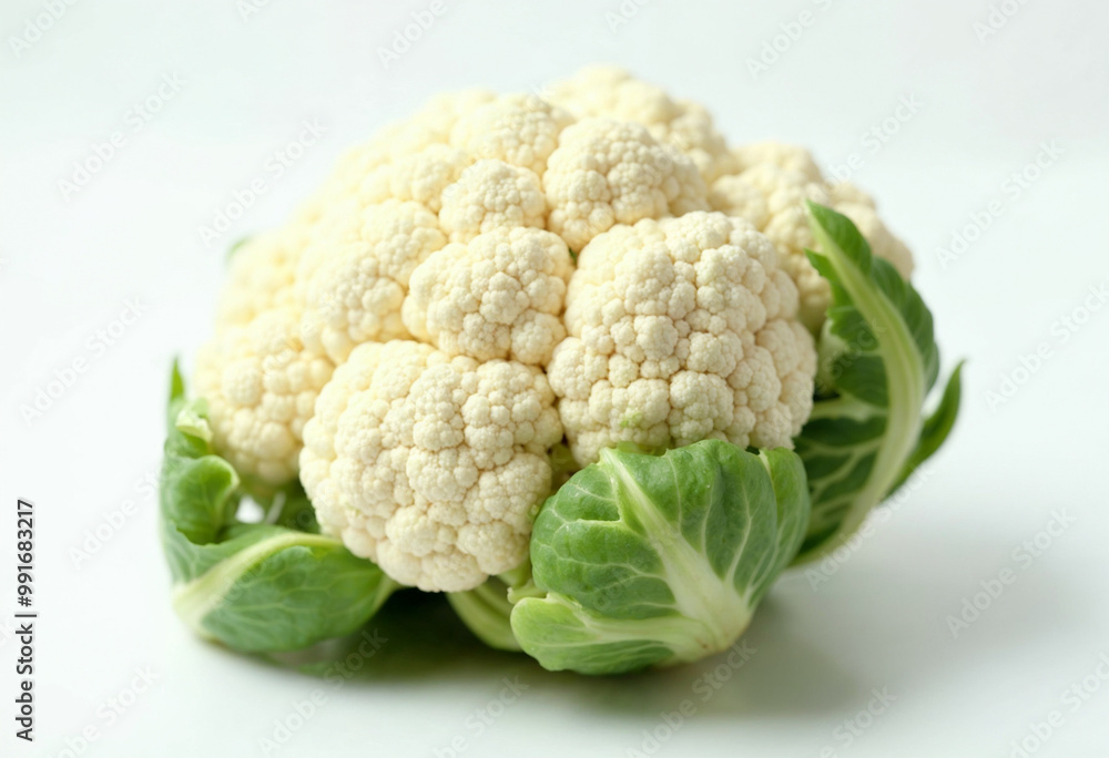 cauliflower isolated on white cauliflower isolated on white