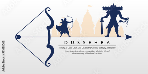 happy Dussehra wishing design background  