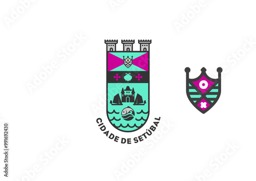 CS, Cidade de Setúbal, Brasão Setúbal, Logo Setúbal