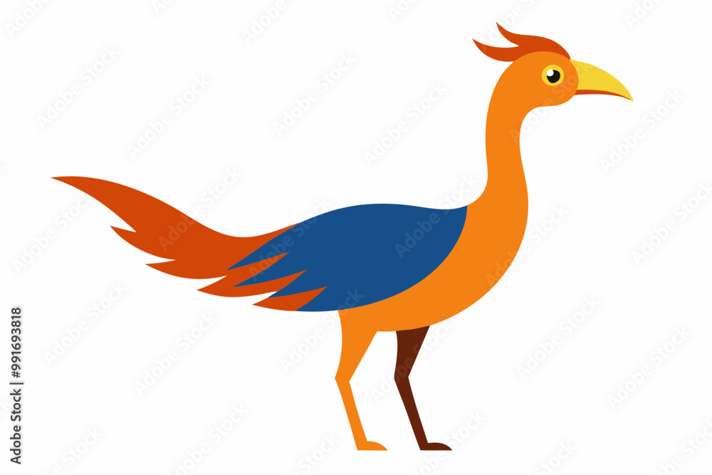 Fototapeta premium Vector design full body image of besra bird on white background