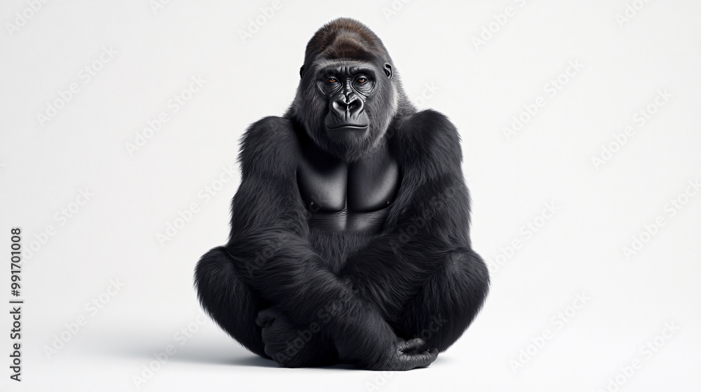 Fototapeta premium Powerful Gorilla Portrait