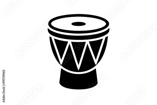 Dhol vector art design icon