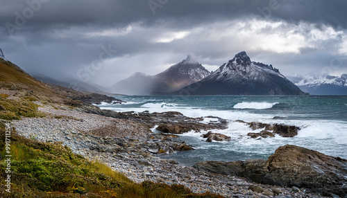 Windswept Shores of Tierra del Fuego