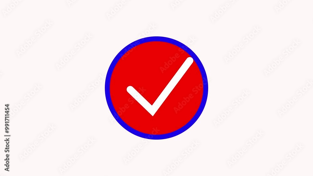 correct or right choice icon animation, check mark icon animation. ok , done, approbe correct or right choice icon animation, check mark icon animation. ok , done, approbe