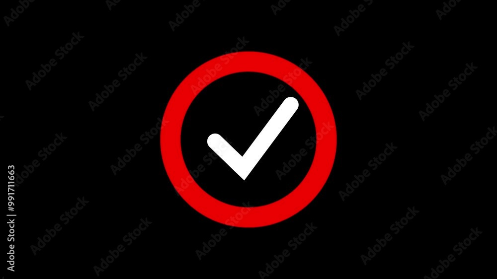 correct or right choice icon animation, check mark icon animation. ok , done, approbe correct or right choice icon animation, check mark icon animation. ok , done, approbe