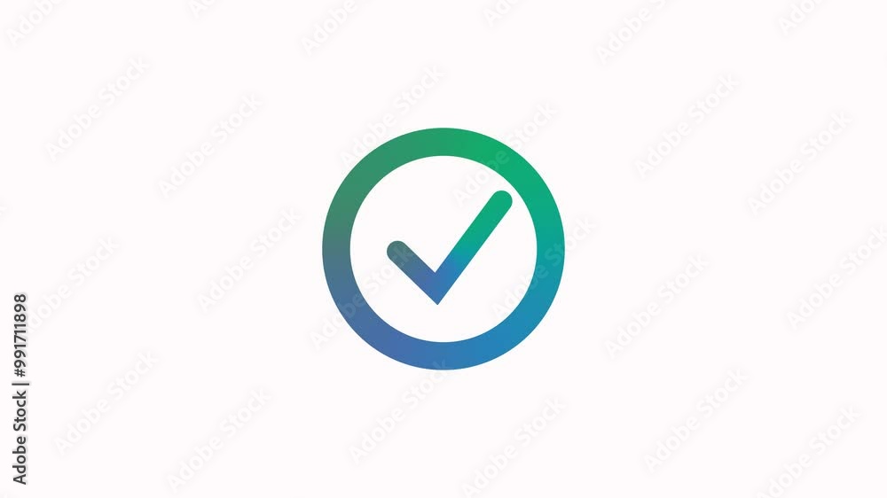 correct or right choice icon animation, check mark icon animation. ok , done, approbe correct or right choice icon animation, check mark icon animation. ok , done, approbe
