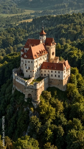 Hrad Pernstejn Castle in South Moravia (August 20, 2024).