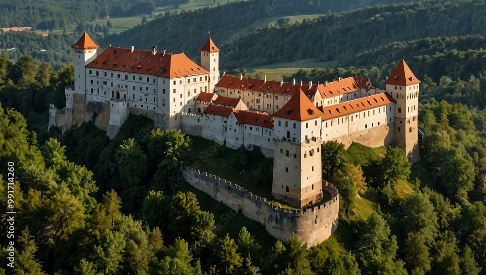 Hrad Pernstejn Castle in South Moravia (August 20, 2024). Hrad Pernstejn Castle in South Moravia (August 20, 2024).