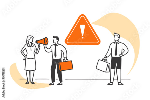 concept of teamwork in generating ideas, Two business people climbing the stairs to the light bulb. Generate unique business ideas and approaches. flat vector illustration on white background.