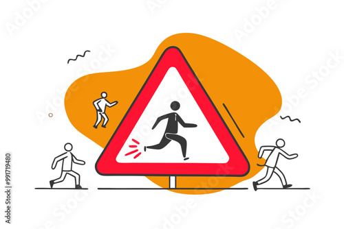 concept of teamwork in generating ideas, Two business people climbing the stairs to the light bulb. Generate unique business ideas and approaches. flat vector illustration on white background.