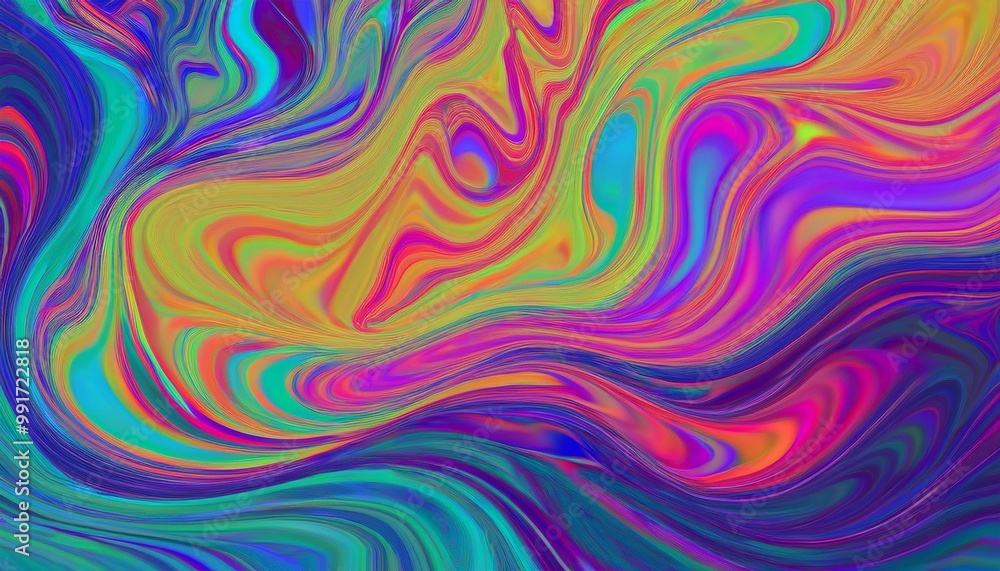 Fototapeta premium Vibrant fluidic abstract background design