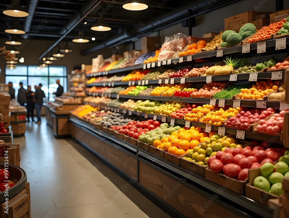 Fresh Fruits And Vegetables At The Market Fresh Fruits And Vegetables At The Market