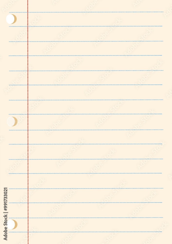 paper notebook page, writing template paper notebook page, writing template