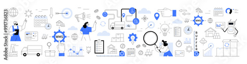Logistics optimization, inventory management, demand forecasting. Logistics topics like supply chain optimization, demand forecasting, WMS, automation. Logistics automation warehouse management system