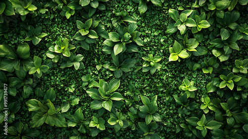 green leaves background