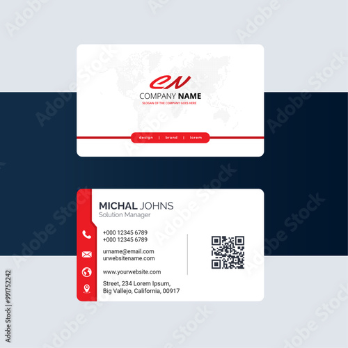 Professional business card Template Design