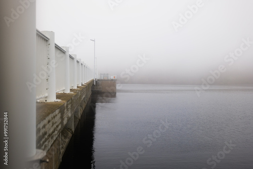 Harzdrenalin Titan RT Rappbodetalsperre im Nebel