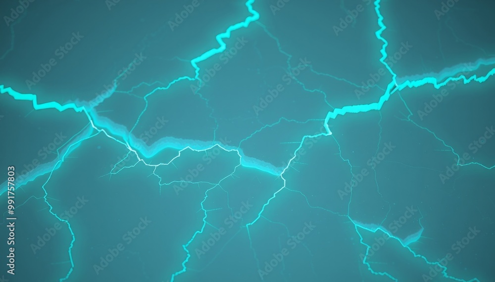 Frosty cracked ice with glowing lines for mobile screens Frosty cracked ice with glowing lines for mobile screens
