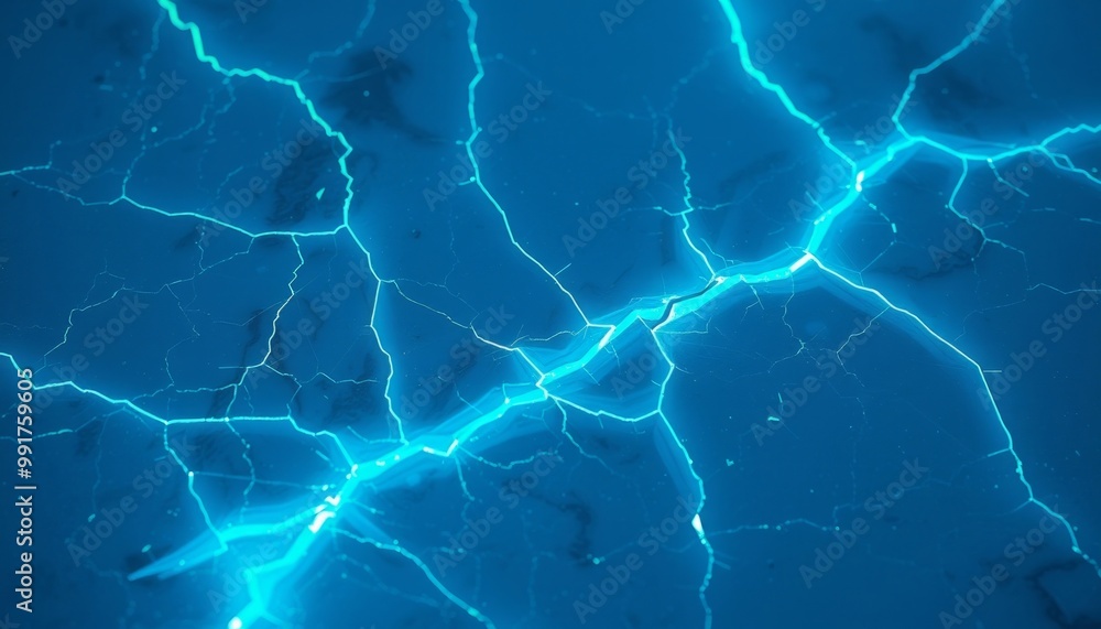 Brittle ice fracturing with glowing cracks for desktop customization Brittle ice fracturing with glowing cracks for desktop customization