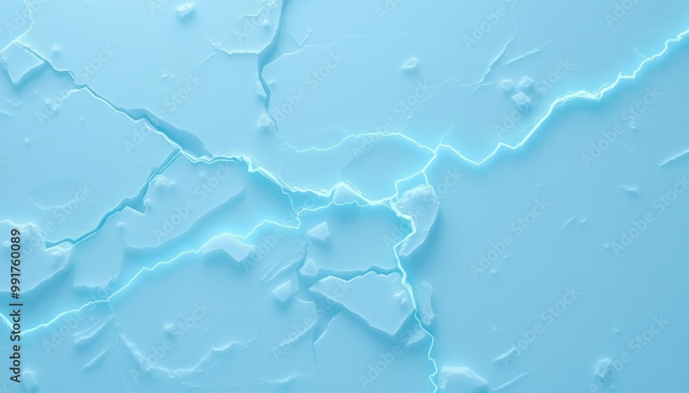 Fractured ice glowing faintly for tablet screens Fractured ice glowing faintly for tablet screens