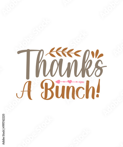 Thanks a bunch Sticker Design