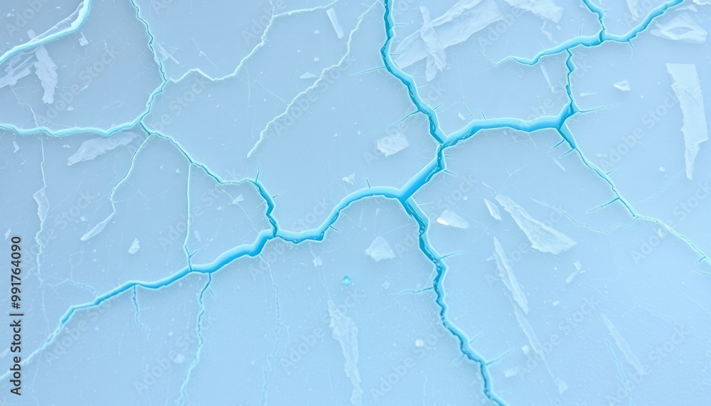 Jagged ice glowing faintly for tablet screens Jagged ice glowing faintly for tablet screens