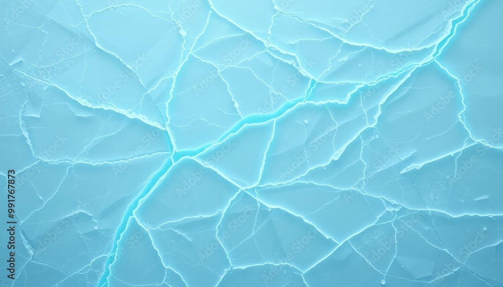 Frozen ice with faint glowing blue for tablet screens Frozen ice with faint glowing blue for tablet screens